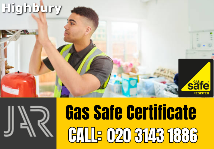 gas safe certificate Highbury