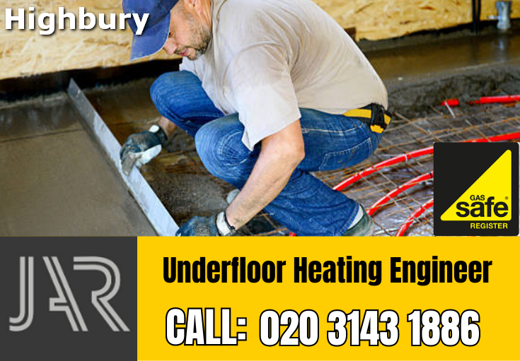underfloor heating Highbury